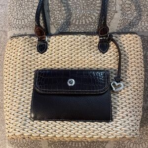 Brighton straw bag